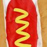 Hot Dog Dress Up, Funny Pet Costume Halloween Party Outfit Clothes Sausage Bun