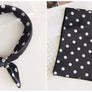 Satin Neck Scarf Dots Floral Striped Small Square Neckerchief Head bands Warp US