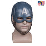 Captain America Helmet Costume Latex Rubber Horror Scary Mask Halloween Party