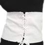 White Wide Corset Belt