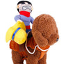Riding Horse Run Cowboy Pet Dog Cat Costume Puppy Halloween Puppy Dress Cosplay