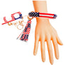 American Flag Safety Keychain Bracelet