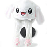 Tik Tok Cartoon Plush Rabbit Bunny Pinching Bunny Moving Ear Hat Animal Arm Cap