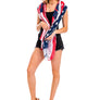 American Forever Patriotic USA Flag Bold Eagle Warp Infinity Shawl Neck Scarf