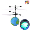 Flying Whirly Ball Earth RC Infrared Induction Drone Flash LED Lighting Kids Toy