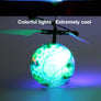 Flying Whirly Ball Earth RC Infrared Induction Drone Flash LED Lighting Kids Toy