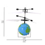 Flying Whirly Ball Earth RC Infrared Induction Drone Flash LED Lighting Kids Toy