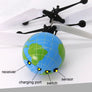 Flying Whirly Ball Earth RC Infrared Induction Drone Flash LED Lighting Kids Toy