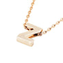 Women Gold DIY Capital Letter Name Alphabet Initial Link Chain Pendant Necklace
