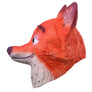 Orange Zootopia Fox Manga Costume Latex Rubber Horror Scary Mask Halloween Party