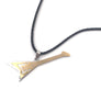 Stainless Music Plating Rock Guitar Pendent Necklace Adjustable String Jewelry