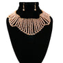 Gold Glass Bead Choker Set