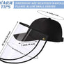 Detachable Protective Cap Shield Anti Spitting Saliva Cover Face Baseball Hat US