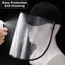 Detachable Protective Cap Shield Anti Spitting Saliva Cover Face Baseball Hat US