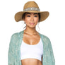 Camel Straw Panama Fedora