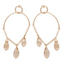 Topaz Bead Drape Ring Earrings