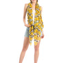 Yellow Leopard Lightweight Scarf