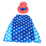 American USA Flag Pet Costume Cute Uniform Dress Up Cat Dog Cosplay Halloween