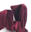 Hair Head Band Bow Ribbon Tie Ribbed Corduroy Velvet Tumble Scrunchies Holder