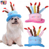 Hat Cap Cake Candles Pet Birthday Costume Cosplay Puppy Dog Cat Christmas Deco