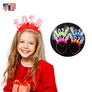 2020 New Year Party Fiber Optic LED Flashing Headband Light Up Hair Band Glowing