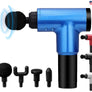 6 Gears Muscle Deep Tissue Massager Wireless Fascia Gun Gym Recharge 4000r/min