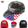 Donald Trump 2020 Hat Keep America Great Embroidered USA MAGA Visor Baseball Cap