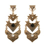 Metal Drop Earrings