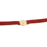 Gold Versace Lion and Suede Choker