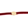 Gold Lion Velvet Choker