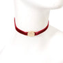 Gold Lion Velvet Choker