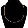 Stoned Simple Necklace Set
