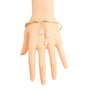 Gold Dangle Rhinestone Arm Cuff