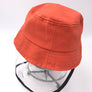 Detachable Protective UV Shield Anti Spit Dust Fishing Bucket Kid Child Hat Cap