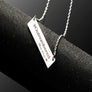 Pendant Bar Necklace Words #girlmom Wibey Choker Gift Blessed Mom Mama Mothers