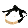 Woven Gold Velvet Choker Set