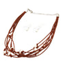 Cord Layered Necklace Set