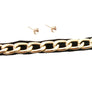 Metal with Leather Choker