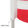 USA Patriot AMERICAN NYLON STARS FLAG Sleeve Pole Pocket 35"X58" Indoor Outdoor