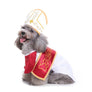 Cute Funny Pope Dog Puppy Cat Costume Halloween Clothes Dress Up Hat Cosplay