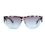 Blue Tortoise Geometric Sunglasses