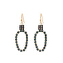 Green Xmas Light Earrings