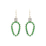 Light Green Xmas Light Earrings