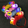 2019 Happy New Year Party LED Headband Light Up Glowing Hair Band Flashing Shade