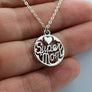 Super Mom Daughter Son Love Mama Women Necklace Pendant for Mothers Day Gift