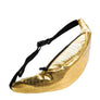 Shiny Metallic Bling Leather Waist Fanny Pack Belt Bag Pouch Casual Bum Purse US
