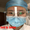Anti Virus Spit Saliva Protective Detachable Face Shield Transparent Cover Glasses