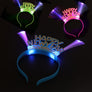 2020 Happy New Year Party Headband Light Up Glowing Hair Band LED Flashing Shade
