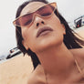 Women Retro Gold Alloy Frame Glasses Cat Eye Sunglasses Sun UV400 Bella Style