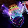 2020 Happy New Year Party Headband Light Up Glowing Hair Band LED Flashing Shade